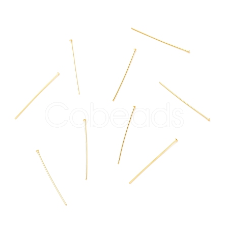 Brass Flat Head Pins KK-F824-114A-G-1