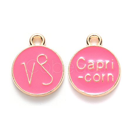Alloy Enamel Pendants X-ENAM-S124-01A-03E-1