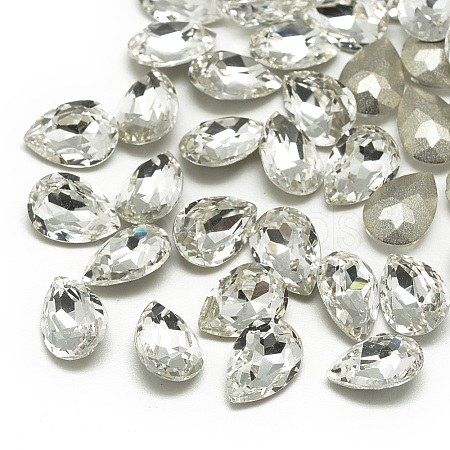DIY Pointed Back K9 Glass Rhinestone Cabochons RGLA-T052-7x10mm-02-1