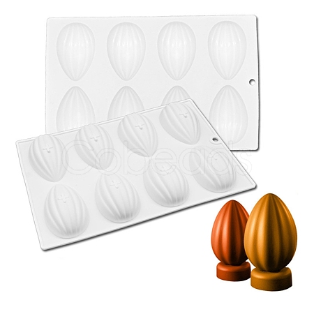 DIY Half Easter Surprise Eggs Food Grade Silicone Molds DIY-E060-03E-1