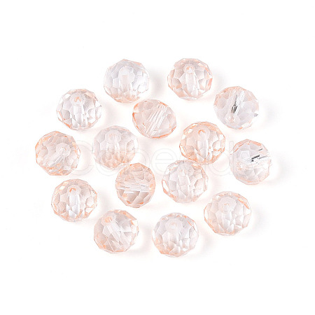 Baking Paint Transparent Glass Beads GLAA-N011-10mm-09-1