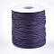 Waxed Cotton Thread Cords, Medium Purple, 1mm, about 10.93 yards(10m)/roll