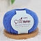 Mohair Yarn, Hand Knitting Threads, for Baby Sweater Scarf Fabric Needlework Craft, Royal Blue, 1~2mm