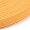 Cotton Twill Tape Ribbons, Herringbone Ribbons, for Sewing Craft, Gold, 3/8 inch(10mm), about 50yard/roll(45.72m/roll)