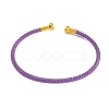 Braided Carbon Steel Wire Bracelet Making MAK-A017-B46-1