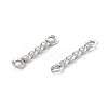 Tarnish Resistant 304 Stainless Steel Link Connectors STAS-Z034-18B-P-2
