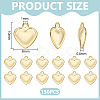 150PCS 304 Stainless Steel Charms STAS-BC0003-92G-2