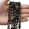 Natural African Bloodstone Beads Strands G-Z119-A28-03-2