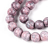Baking Paint Glass Beads Strands DGLA-N016-10mm-03-3