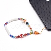 Handmade Lampwork Beaded Mobile Straps for Christmas HJEW-JM00446-01-7