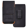 Rectangle Cowhide Mobile Phone Waist Belt Pouches AJEW-WH0596-953A-1