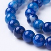 Natural Agate Beads Strands G-G754-07-8mm-3