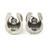 Brass Ear Gauges Flesh Tunnels Plugs EJEW-P293-04B-AS01-2