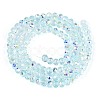 Transparent Glass Beads Strands EGLA-N016-4mm-01-2