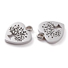 Non-Tarnish 304 Stainless Steel Charms STAS-Y002-05P-2