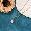 Natural White Jade Charms G-S359-015I-5