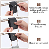 6Pcs PU Leather Towel Hook AJEW-CL0003-35A-6