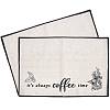 Coffee Theme Diablement Fort Cup Mats AJEW-WH0201-007-1