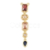 Brass Micro Pave Cubic Zirconia Big Pendants KK-K418-03B-G-1