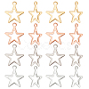 Beebeecraft 80Pcs 4 Colors 304 Stainless Steel Pendants STAS-BBC0001-92-1