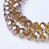 Electroplate Glass Beads Strands EGLA-A034-T4mm-A12-3