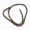 Natural Tiger Eye Round Bead Strands G-R200-4mm-2