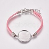 Faux Suede Bracelet Making MAK-WH0007-01A-1