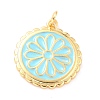 Real 18K Gold Plated Brass Pendants KK-L206-013G-03-2