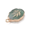 Natural Green Strawberry Quartz Pendants X-G-K333-01G-4