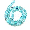 Synthetic Moonstone Beads Strands X-G-F143-8mm-07-2