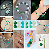 240Pcs 6 Colors Spray Printed Crackle Glass Beads CCG-HY0001-02B-5