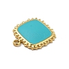 304 Stainless Steel Enamel Pendants STAS-P311-01G-03-3