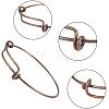 DIY Adjustable Brass Expandable Bangle Making DIY-PH0026-21-2