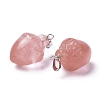 Watermelon Stone Glass Pendants G-G842-01E-3