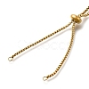 Adjustable 304 Stainless Steel Slider Bracelet/Bolo Bracelets Making LS-STAS-I153-03G-02-2
