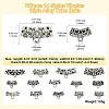 70Ppcs 14 Styles Tibetan Style Alloy Tube Bails FIND-CJ0002-99-2