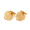 Ion Plating(IP) 304 Stainless Steel Stud Earring Findings STAS-I183-06A-G-2