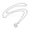 Brass Pendant Necklaces NJEW-P299-A08-P-3