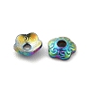 Ion Plating(IP) 304 Stainless Steel Bead Caps STAS-N0005-01MC-3