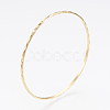 304L Stainless Steel Buddhist Bangles BJEW-G568-15G-1