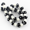 Mushroom Handmade Lampwork Beads Strands X-LAMP-R116-11-2