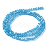 Imitation Jade Glass Beads Strands EGLA-A034-T2mm-MB08-3