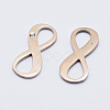 Eco-Friendly 316 Surgical Stainless Steel Pave Cubic Zirconia Links connectors RB-I078-63RG-A-NR-2