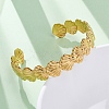 304 Stainless Steel Cuff Bangles for Women LS-BJEW-F491-01G-04-5