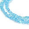 Electroplate Glass Bead Strands GLAA-F092-A04-3