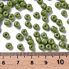 Baking Paint K9 Glass Seed Beads SEED-US0003-4mm-K9-3