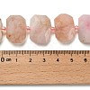 Natural Morganite Beads Strands G-H078-B20-01-5