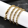 304 Stainless Steel Rope Chain Necklaces NJEW-P047-40-2