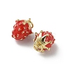 Brass Enamel Pendants KK-R229-07G-07-3