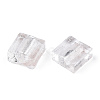 Handmade Silver Foil Lampwork Beads FOIL-S006-12x12mm-11-4